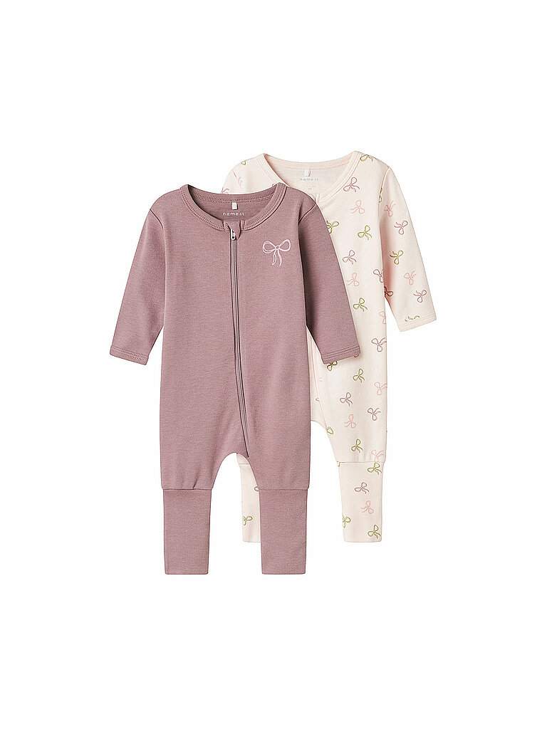 NAME IT Baby Schlafoverall 2er Pkg NBMNIGHTSUIT pink   74 baby